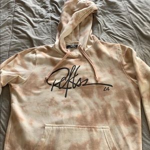 Young & Reckless Acid Tie Dye Signature Hoodie L